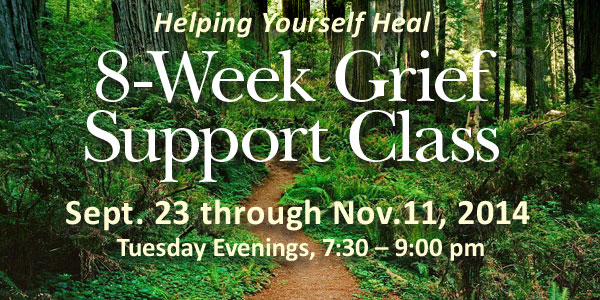 8-Week Grief Support Class is available