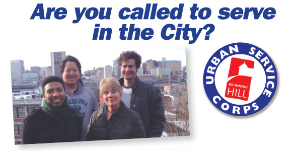 Apply now for Urban Service Corps