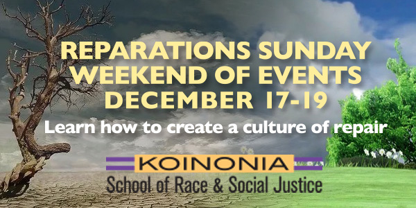Reparations Sunday Weekend of Events