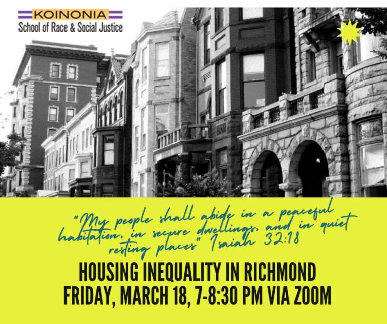 Housing Inequality in Richmond